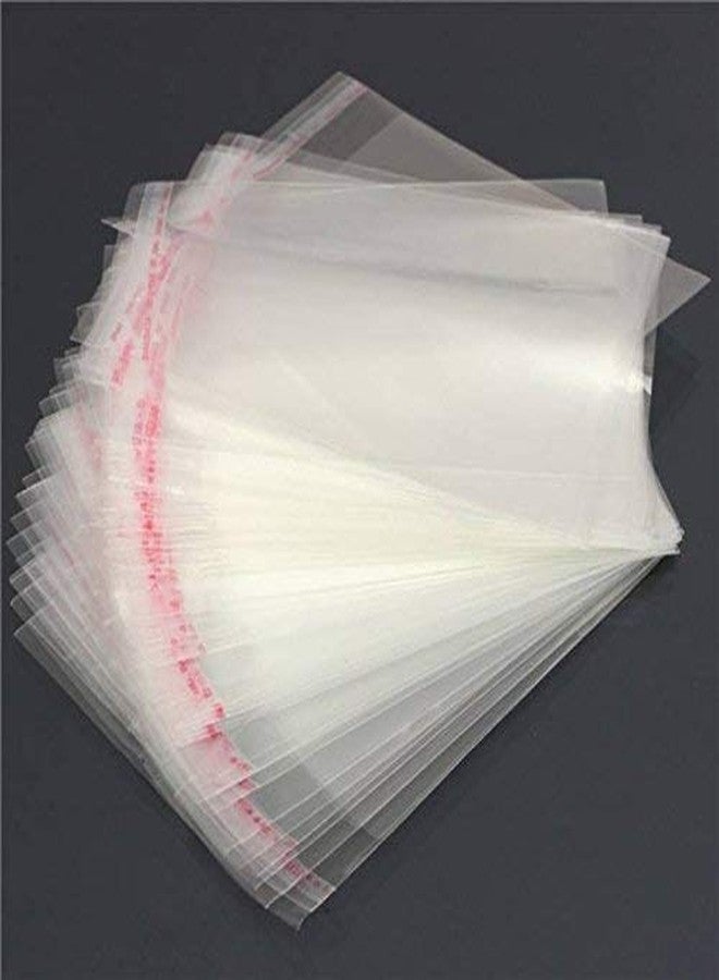 V4L Adhesive Plastic Transparent Seal-Able Poly Bag (12x16 Inch, White) -100 Bags - Image 4